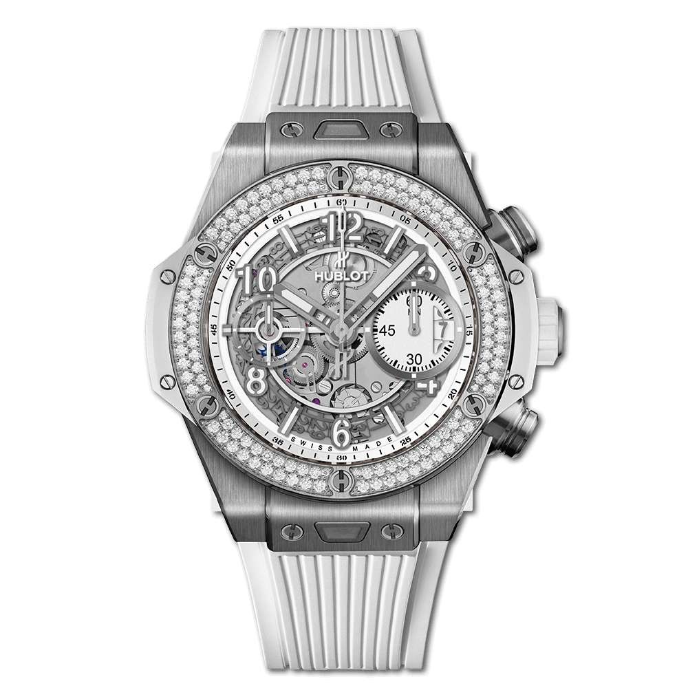 Replica Hublot Big Bang Unico Titanium White Diamonds 42mm