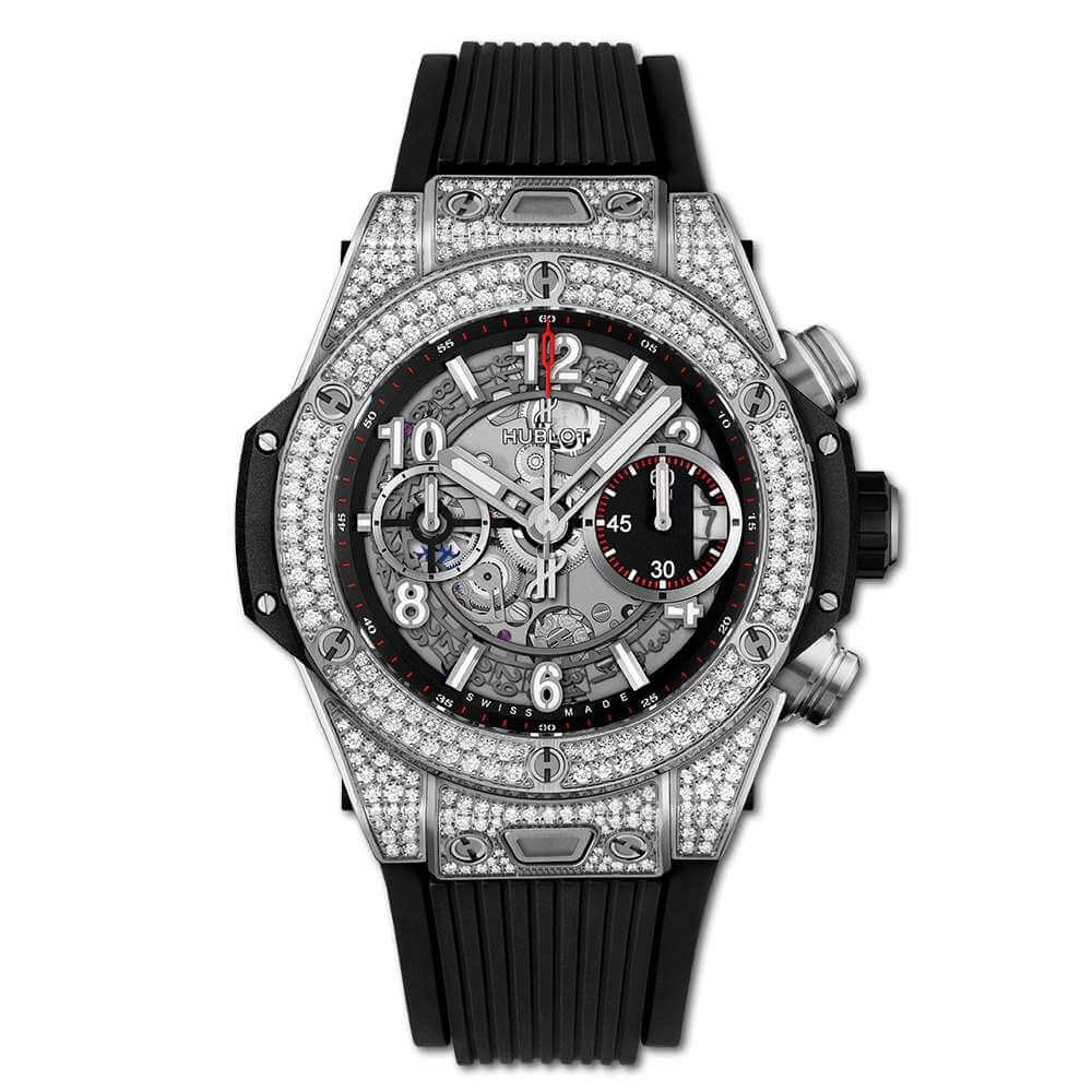 Replica Hublot Big Bang Unico Titanium Pavé 42mm