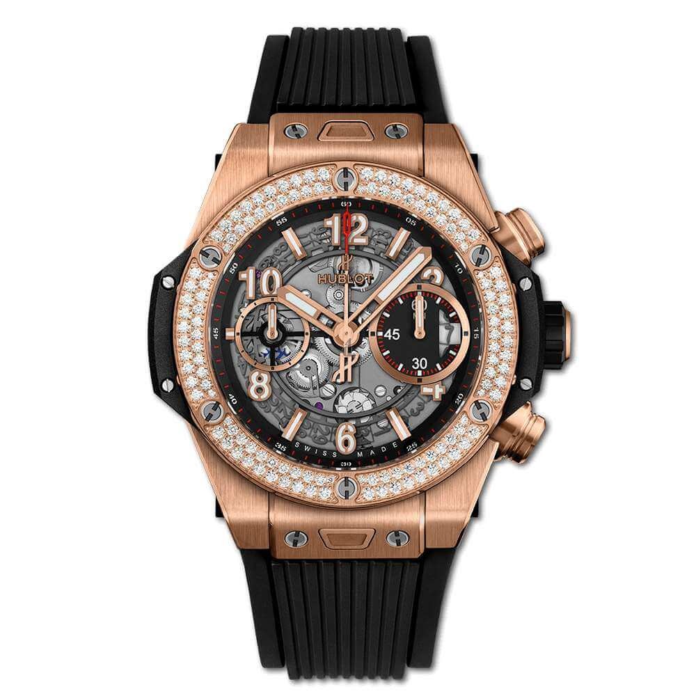 Replica Hublot Big Bang Unico King Gold Diamonds 42mm