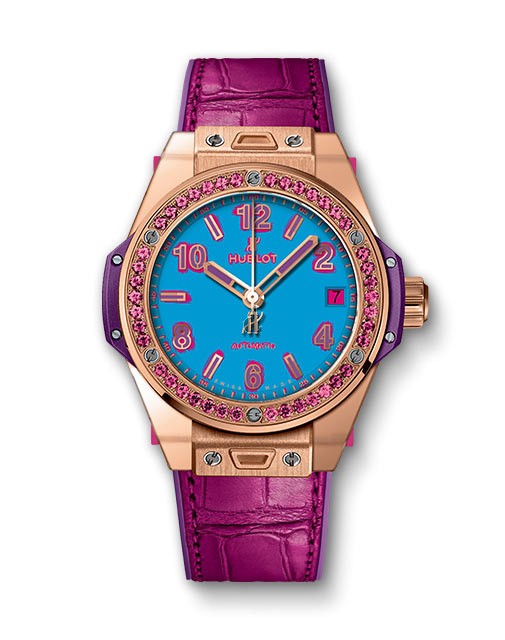 Hublot Big Bang One Click Pop Art King Gold Rose 465.OP.5189.LR.1233.POP16 Replica