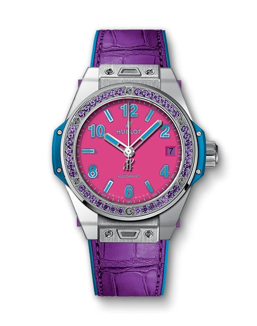 Hublot Big Bang One Click Pop Art Steel Purple 465.SV.7379.LR.1205.POP16 Replica