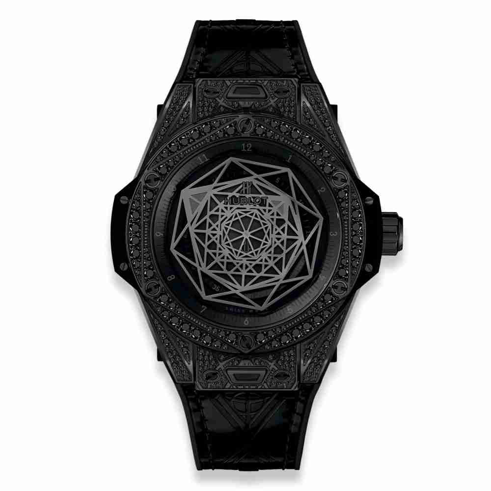 Hublot Big Bang Sang Bleu All Black Pav&eacute 39mm 465.CS.1114.VR.1700.MXM18