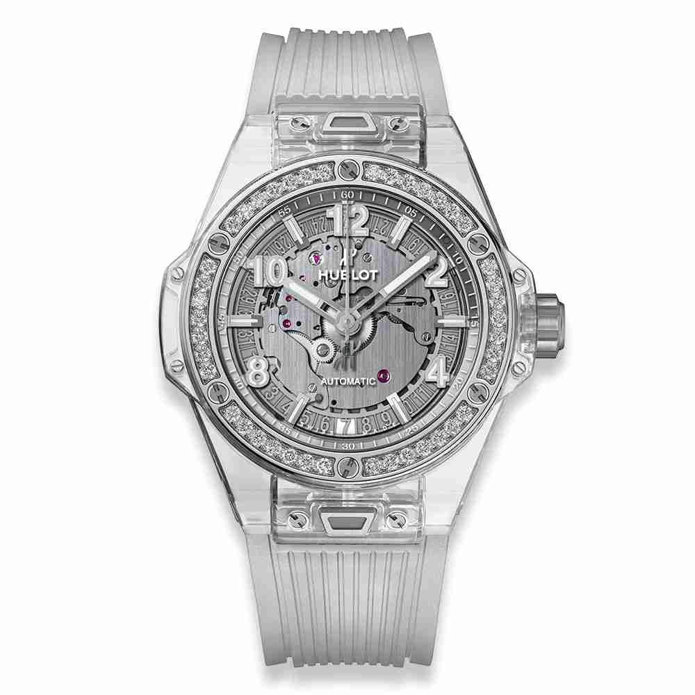Hublot Big Bang One Click Sapphire Diamonds 39mm 465.JX.4802.RT.1204