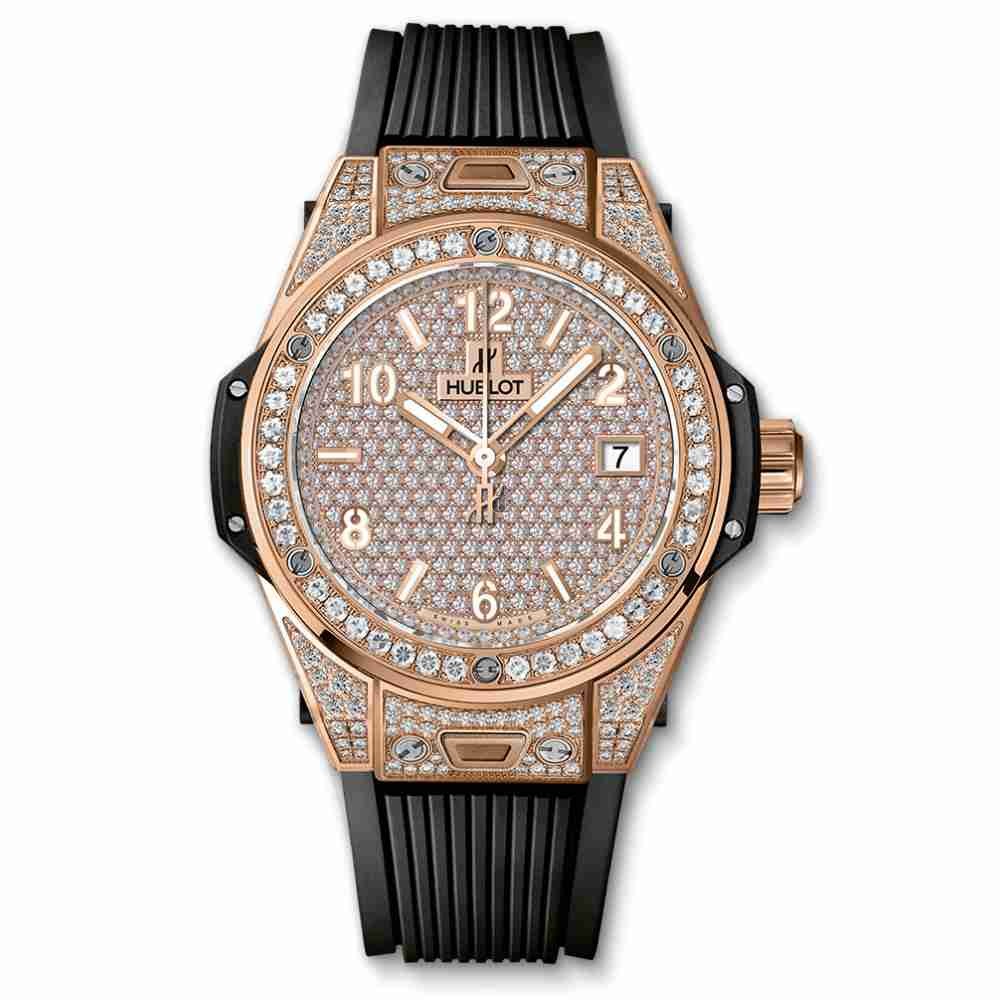 Hublot Big Bang One Click King Gold Full Pav&eacute 39mm 465.OX.9010.RX.1604