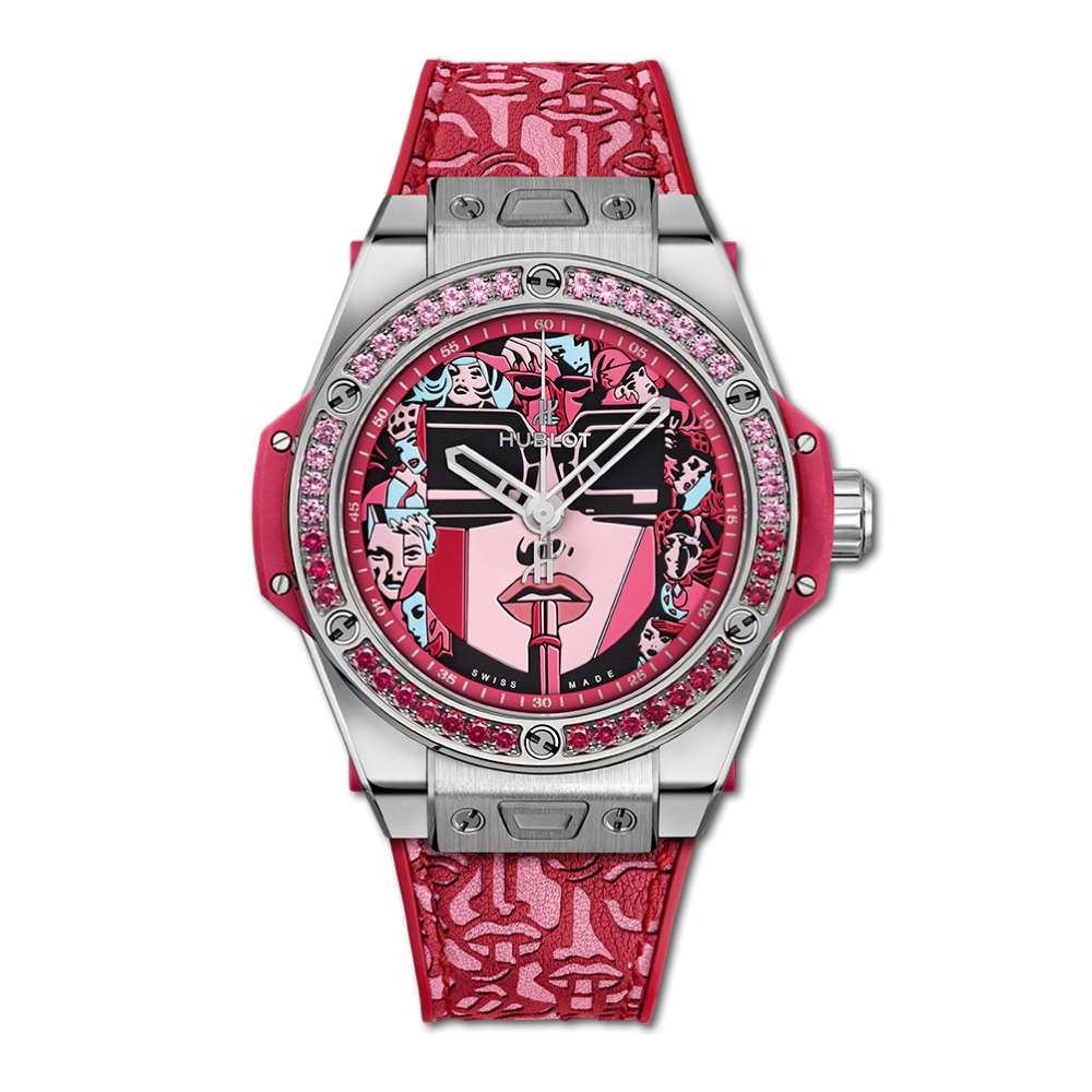 Replica Hublot Big Bang One Click Marc Ferrero Steel Red