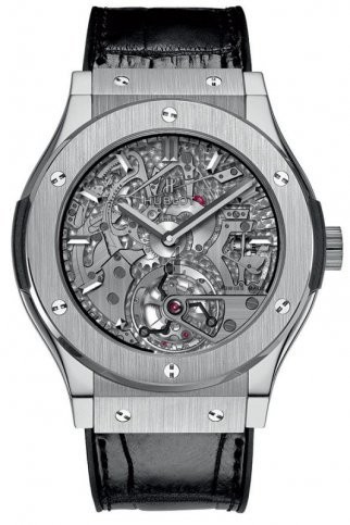 Hublot Classic Fusion Cathedral Tourbillon Minute Repeater Titanium 504.NX.0170.LR replica.
