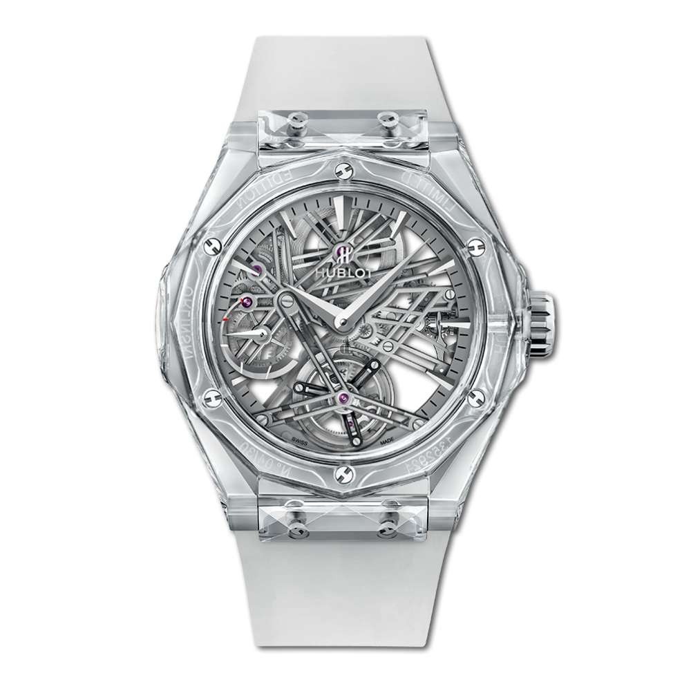 Replica Hublot Classic Fusion Tourbillon Power Reserve 5 days Orlinski Sapphire