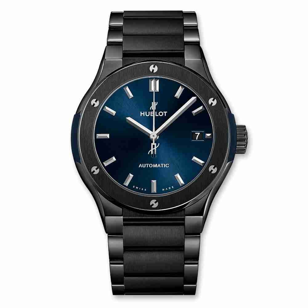 Hublot Classic Fusion Ceramic Blue Bracelet 45mm 510.CM.7170.CM