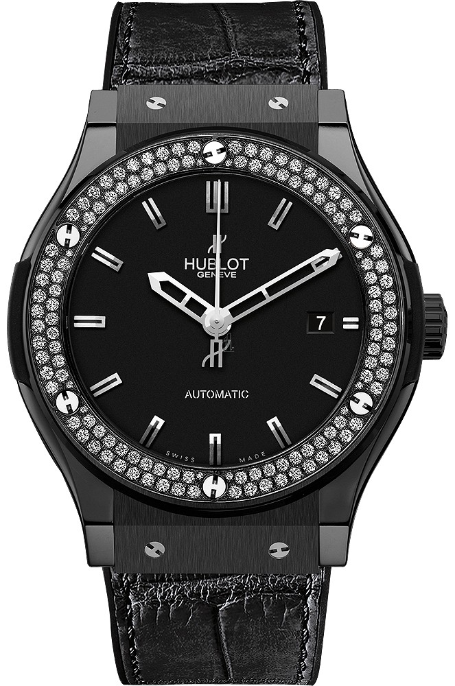 Hublot Classic Fusion Black Magic Diamonds 45mm 511.CM.1170.LR.1104 replica.