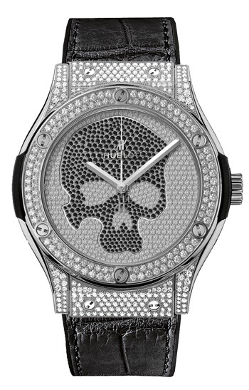 Hublot Classic Fusion Titanium Skull Pave Mens watch 511.NX.9000.LR.1704.SKULL replica.