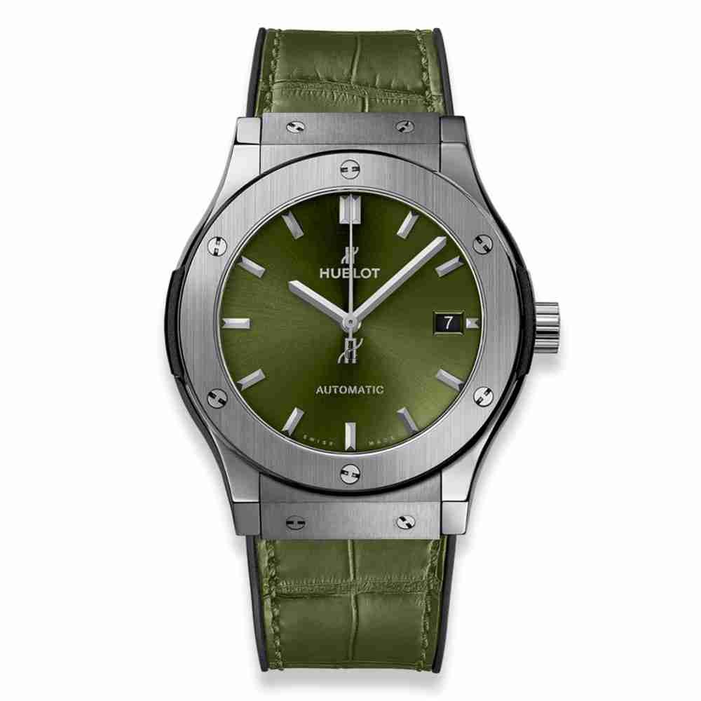 Hublot Classic Fusion Green Titanium 45mm 511.NX.8970.LR