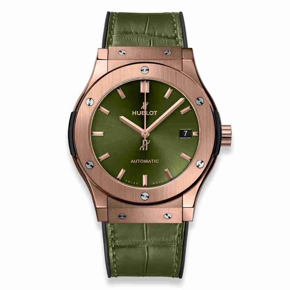 Hublot Classic Fusion Green King Gold 45mm 511.OX.8980.LR