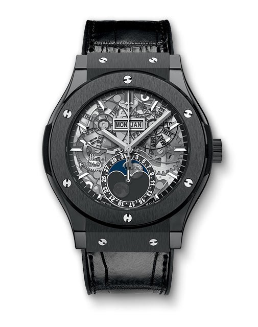Hublot Classic Fusion Aerofusion Moonphase Black Magic 517.CX.0170.LR Replica