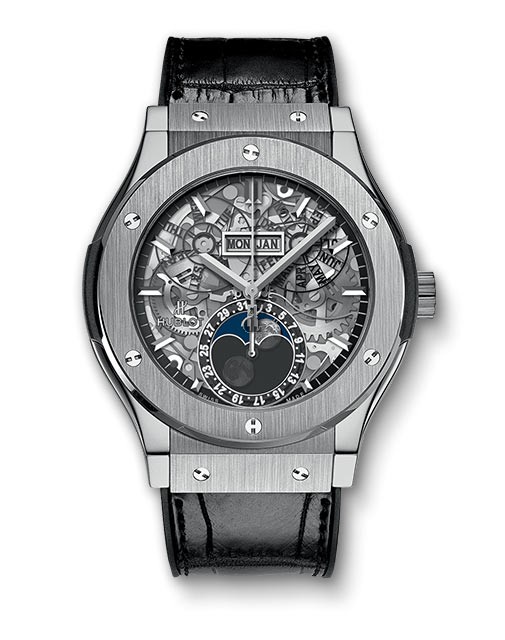 Hublot Classic Fusion Aerofusion Moonphase Titanium 517.NX.0170.LR Replica