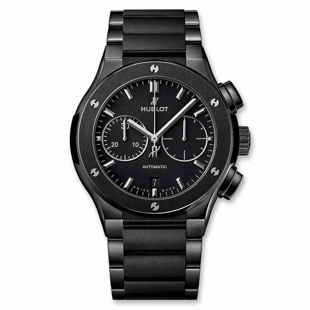 Hublot Classic Fusion Chronograph Black Magic Bracelet 45mm 520.CM.1170.CM
