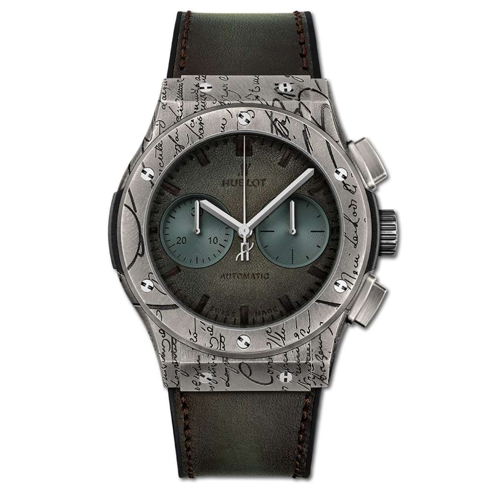 Replica Hublot Classic Fusion Chronograph Berluti "Cold Brown"