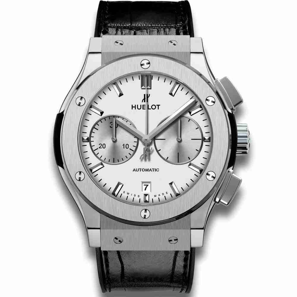 Hublot Chronograph Titanium Opalin 45mm Classic Fusiones 521.NX.2611.LR