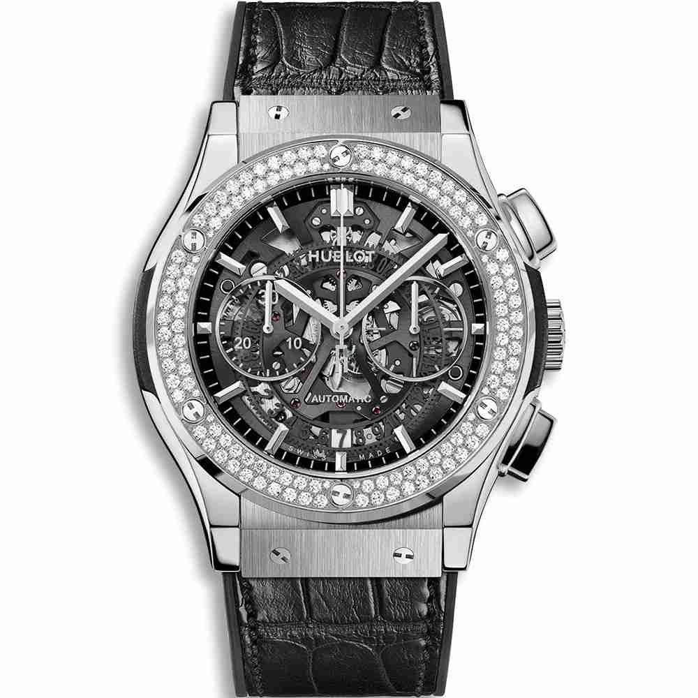 Hublot Classic Fusion Aerofusion Titanium Diamonds 45mm 525.NX.0170.LR.1104