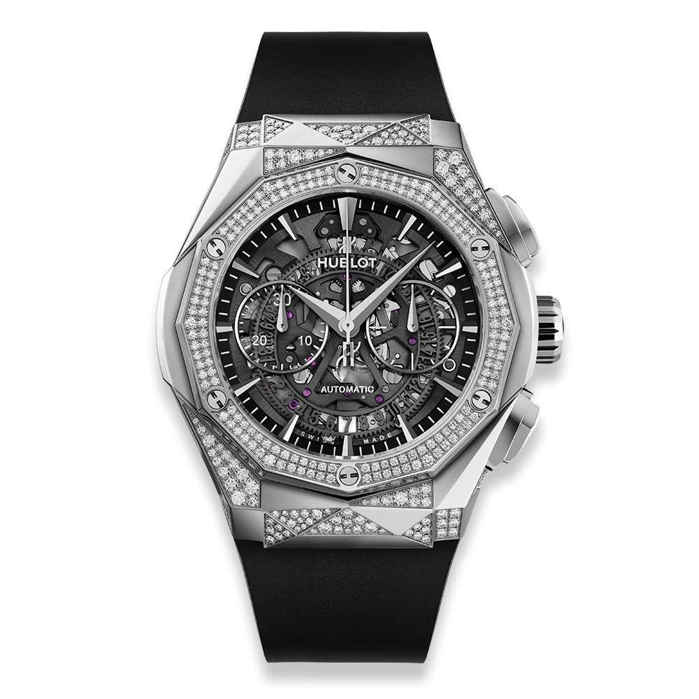 Replica Hublot Classic Fusion Aerofusion Chronograph Orlinski Titanium Alternative Pavé