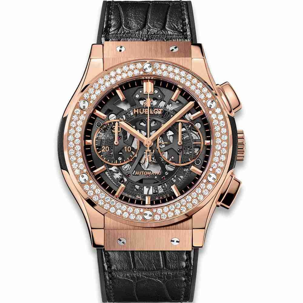 Hublot Classic Fusion Aerofusion King Gold Diamonds 45mm 525.OX.0180.LR.1104
