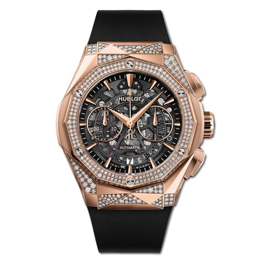 Replica Hublot Classic Fusion Aerofusion Chronograph Orlinski King Gold Alternative Pavé