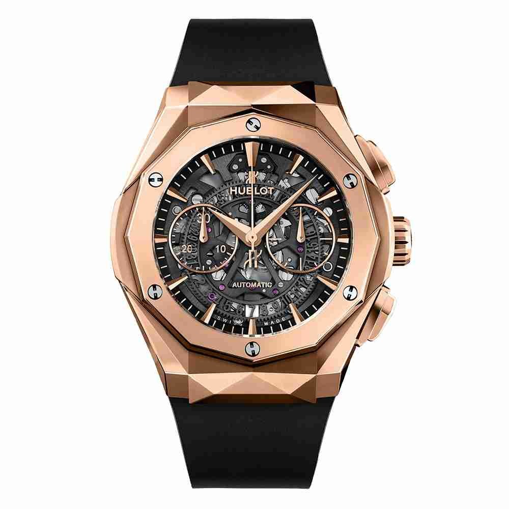 Hublot Classic Fusion Aerofusion Chronograph Orlinski King Gold 45mm 525.OX.0180.RX.ORL18