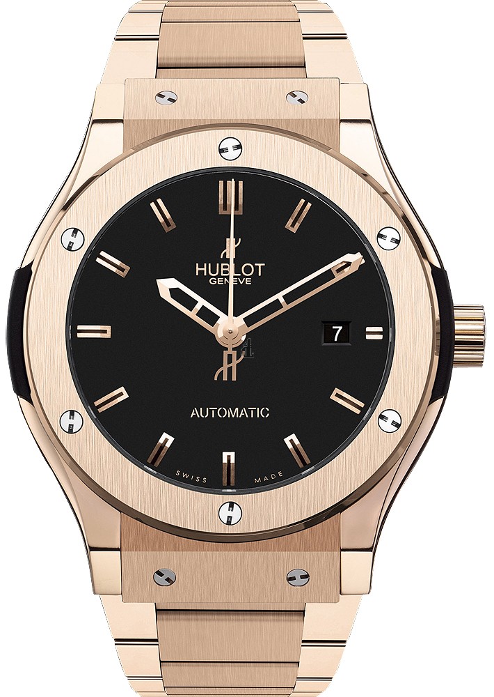 Hublot Classic Fusion Automatic Gold 42mm 542.OX.1180.OX replica.