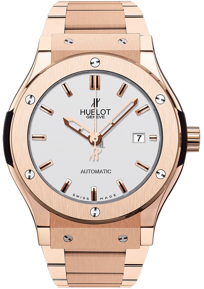Hublot Classic Fusion Automatic Gold 42mm 542.OX.2610.OX replica.