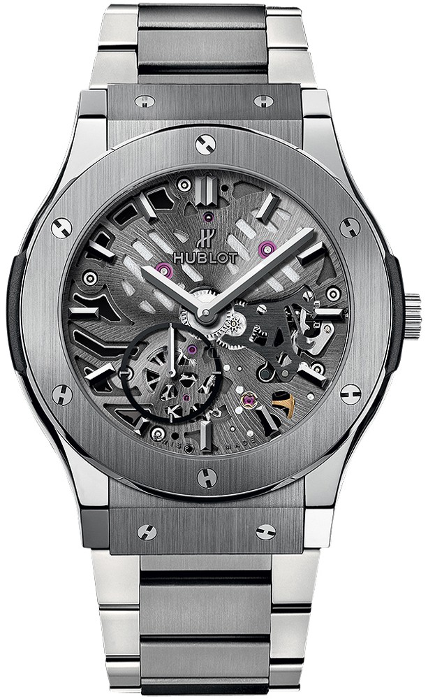 Hublot Classic Fusion Classico Ultra Thin Skeleton 42mm 545.NX.0170.NX replica.