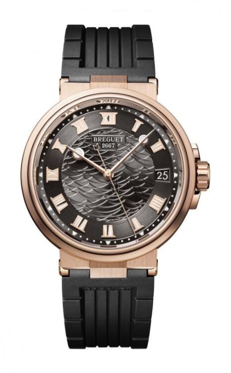 fake Breguet Marine 5517 18K Rose Gold 5517BR/G3/5ZU