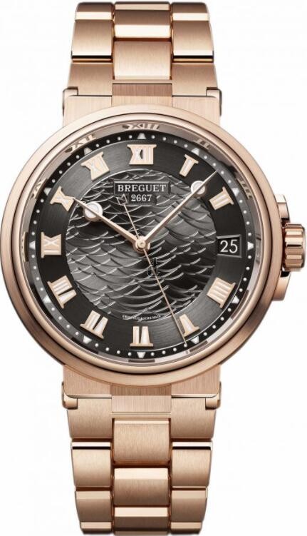 fake Breguet Marine 5517 18K Rose Gold 5517BR/G3/RZ0