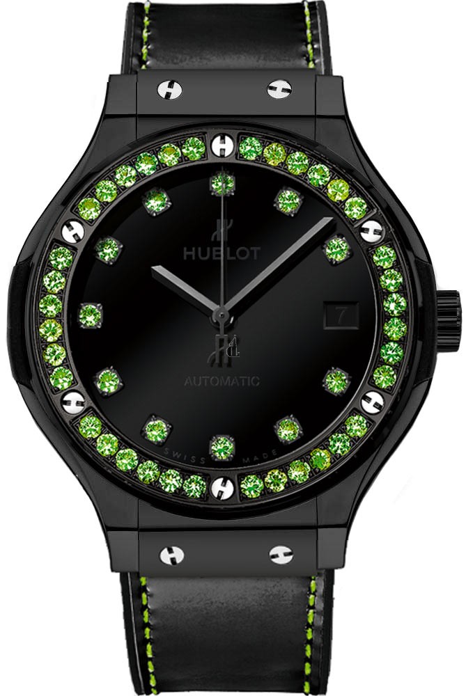 Hublot Classic Fusion Shiny Ceramic Green 565.CX.1210.VR.1222 Replica