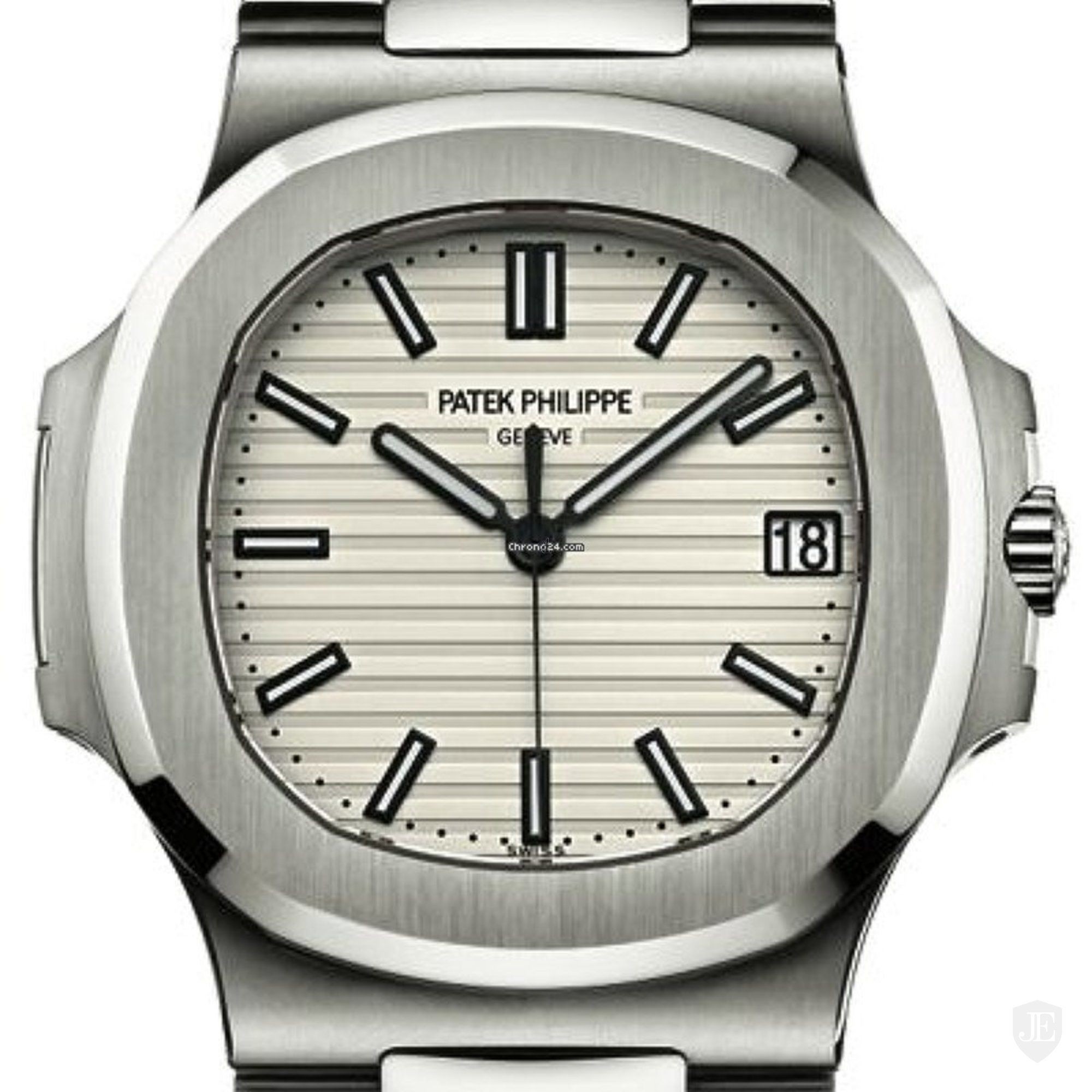 Patek Philippe Nautilus Silvery White Dial Stainless Steel 5711-1A-011 5711/1A-011