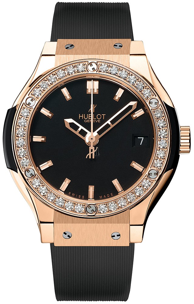 Hublot Classic Fusion Quartz Gold 33mm 581.OX.1180.RX.1104 replica.