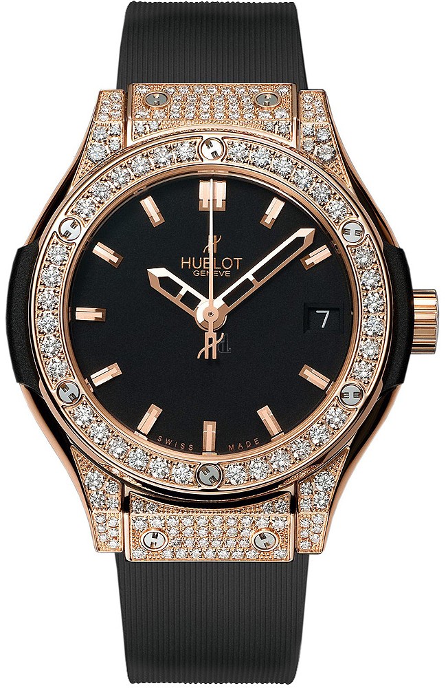 Hublot Classic Fusion Quartz Gold 33mm 581.OX.1180.RX.1704 replica.