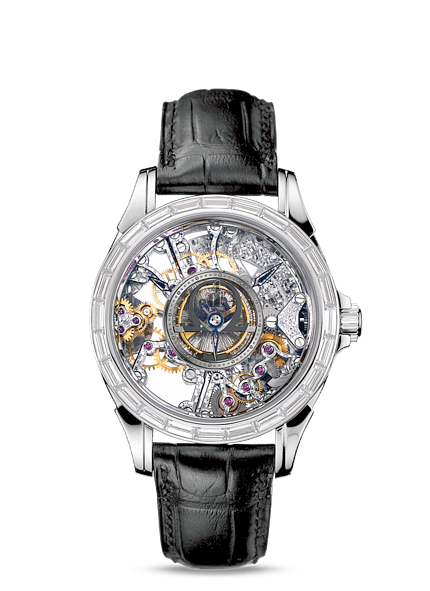 Omega De Ville Tourbillon Platinum  watch replica 5946.30.31