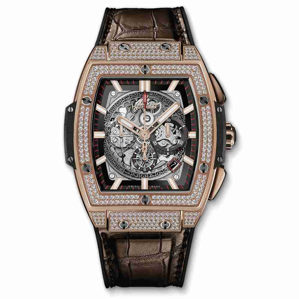 Hublot Spirit Of Big Bang King Gold Pave 601.OX.0183.LR.1704