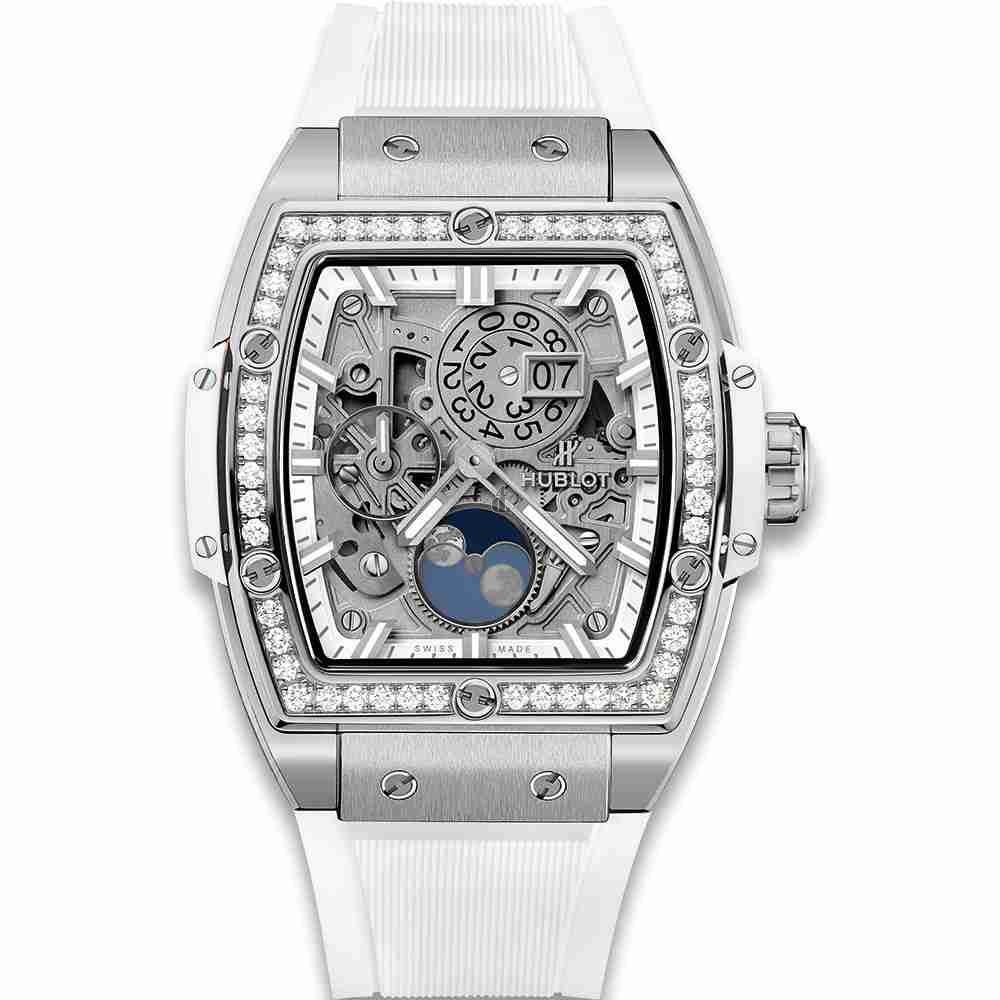 Hublot Spirit Of Big Bang Moonphase Titanium White Diamonds 42mm 647.NE.2070.RW.1204