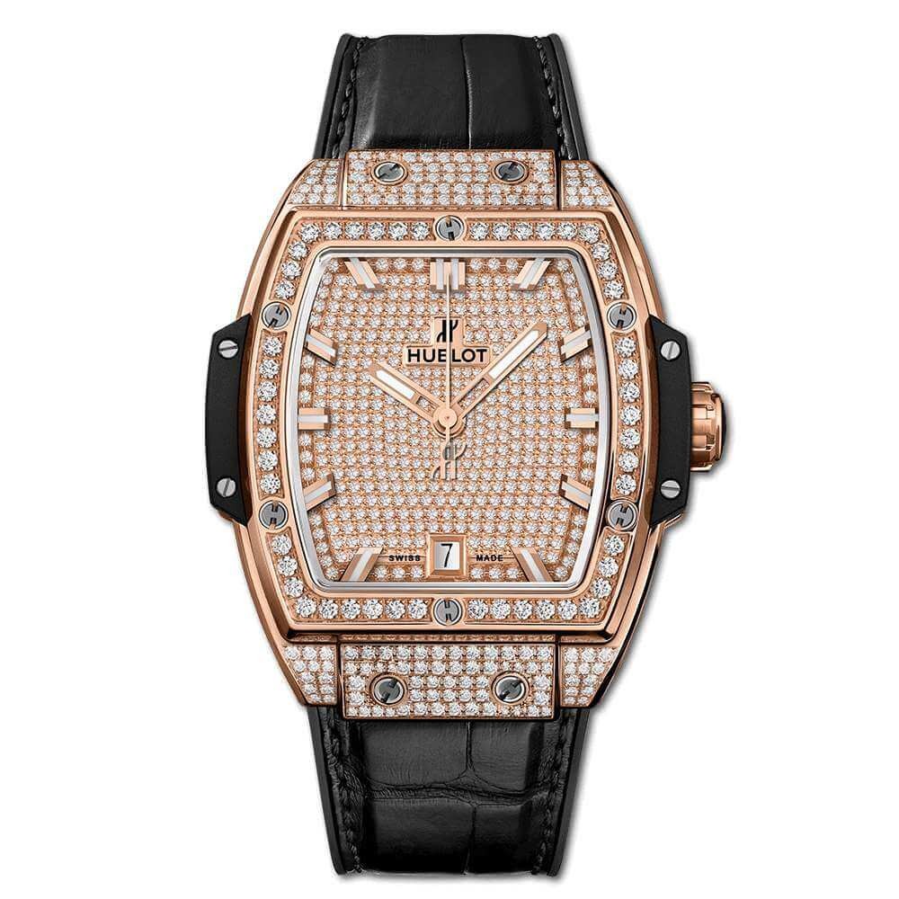 Replica Hublot Spirit Of Big Bang King Gold Full Pavé