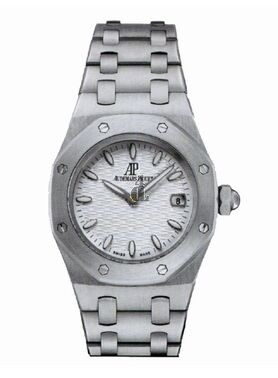 Replica Audemars Piguet Royal Oak Silver Dial Stainless Steel Ladies Watch