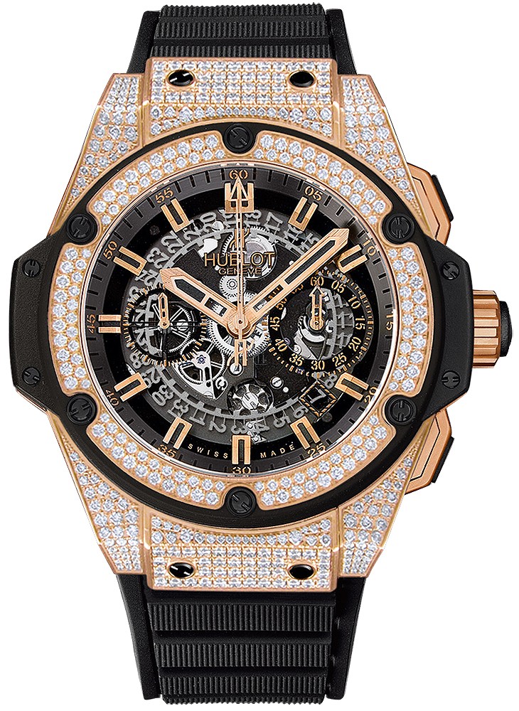 Hublot King Power UNICO Chronograph Gold 48mm 701.OX.0180.RX.1704 replica.