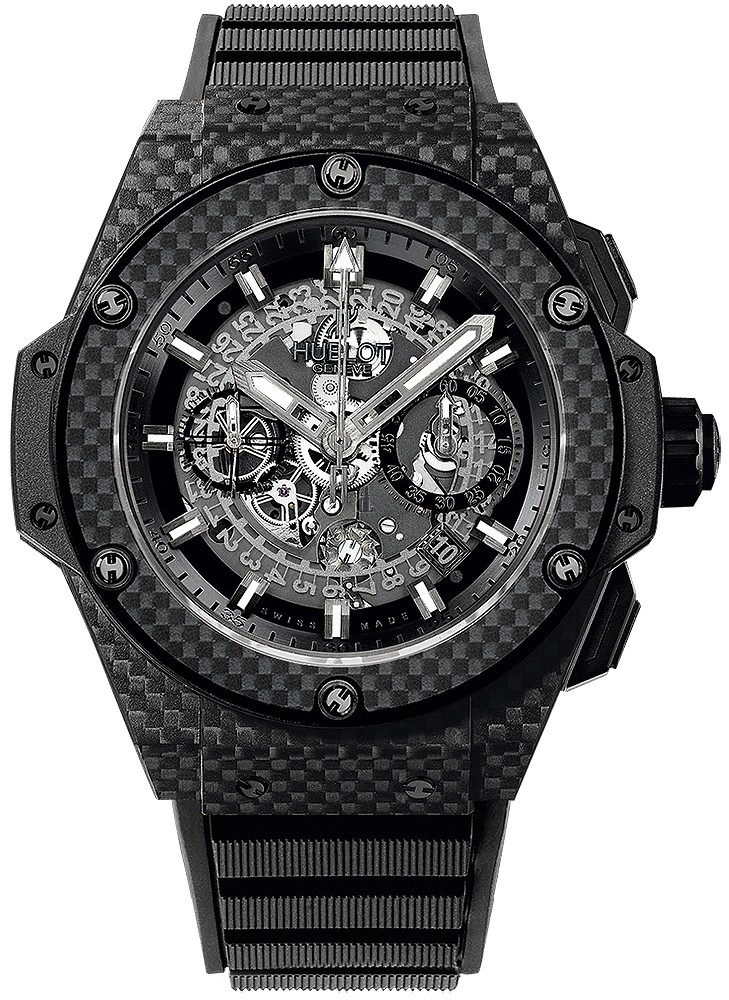 Hublot King Power Unico All Carbon 48mm 701.QX.0140.RX replica.
