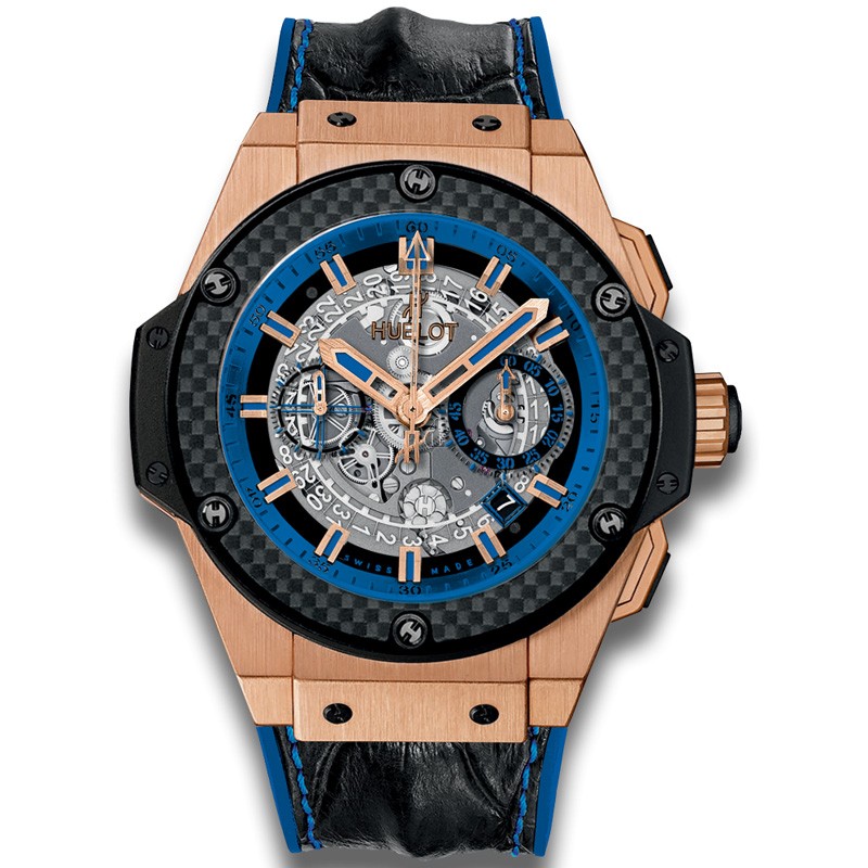Hublot King Power Unico Gold and Blue 701.OQ.0119.HR Replica
