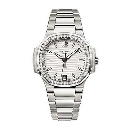 Patek Philippe Nautilus Diamond Stainless Steel Ladies 7018/1A-001