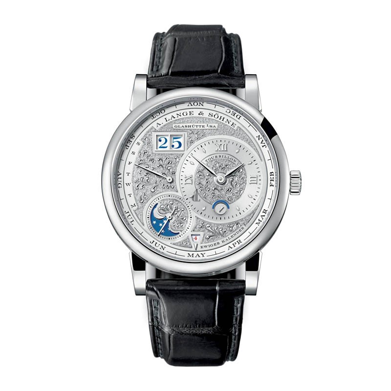 A. Lange & Sohne Lange 1 Tourbillon Perpetual Calendar Handwerkskunst Platinum 720.048 imitation