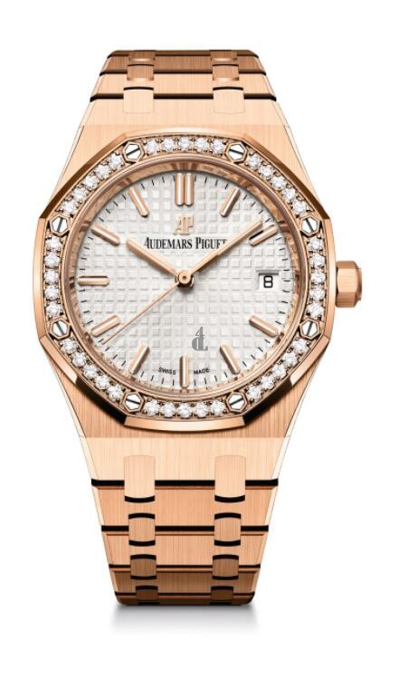 fake Audemars Piguet Royal Oak Selfwinding 34 Red Gold 77351OR.ZZ.1261OR.01