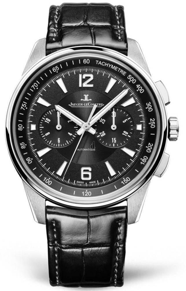 Jaeger-LeCoultre 9028470 Polaris Chronograph Stainless Steel/Black/Alligator