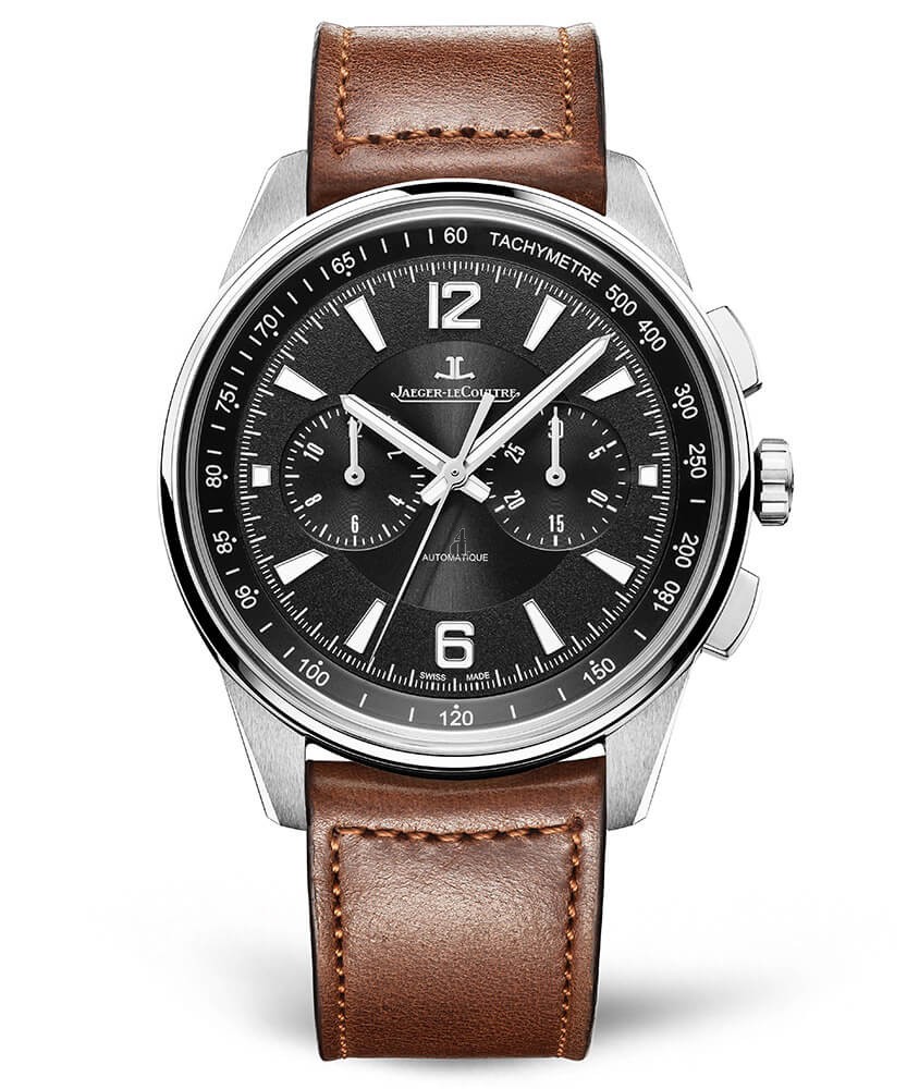 Jaeger-LeCoultre 9028471 Polaris Chronograph Stainless Steel/Black/Calf
