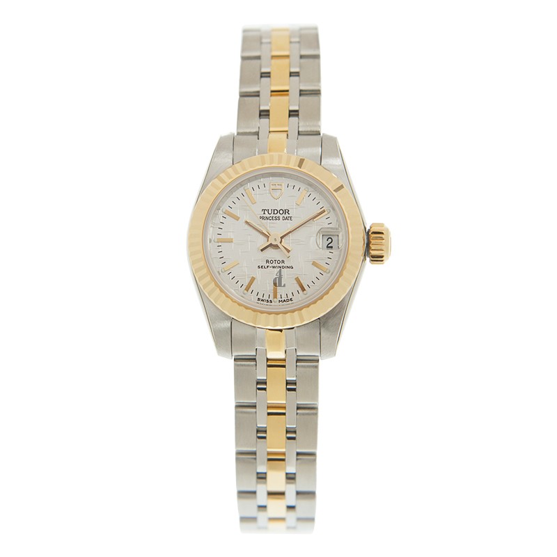 fake Tudor Stainless Steel & 18K Princess Date 92513