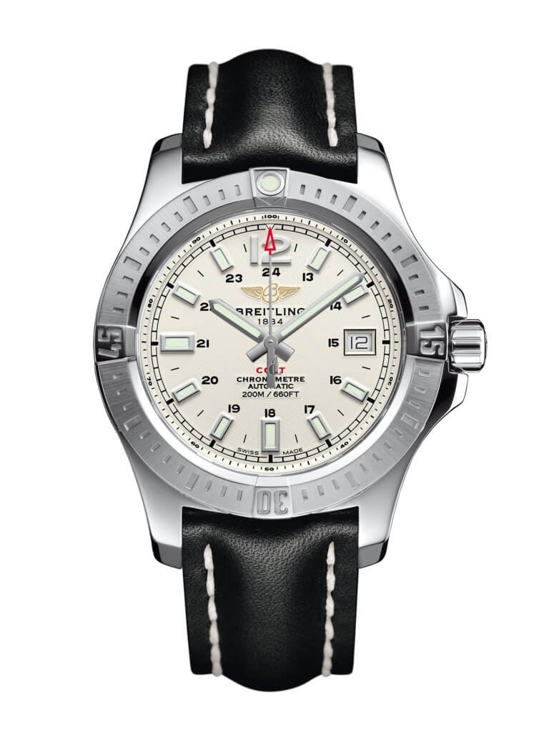 Breitling Colt 41 Automatic Silver A1731311/G820-428X replica